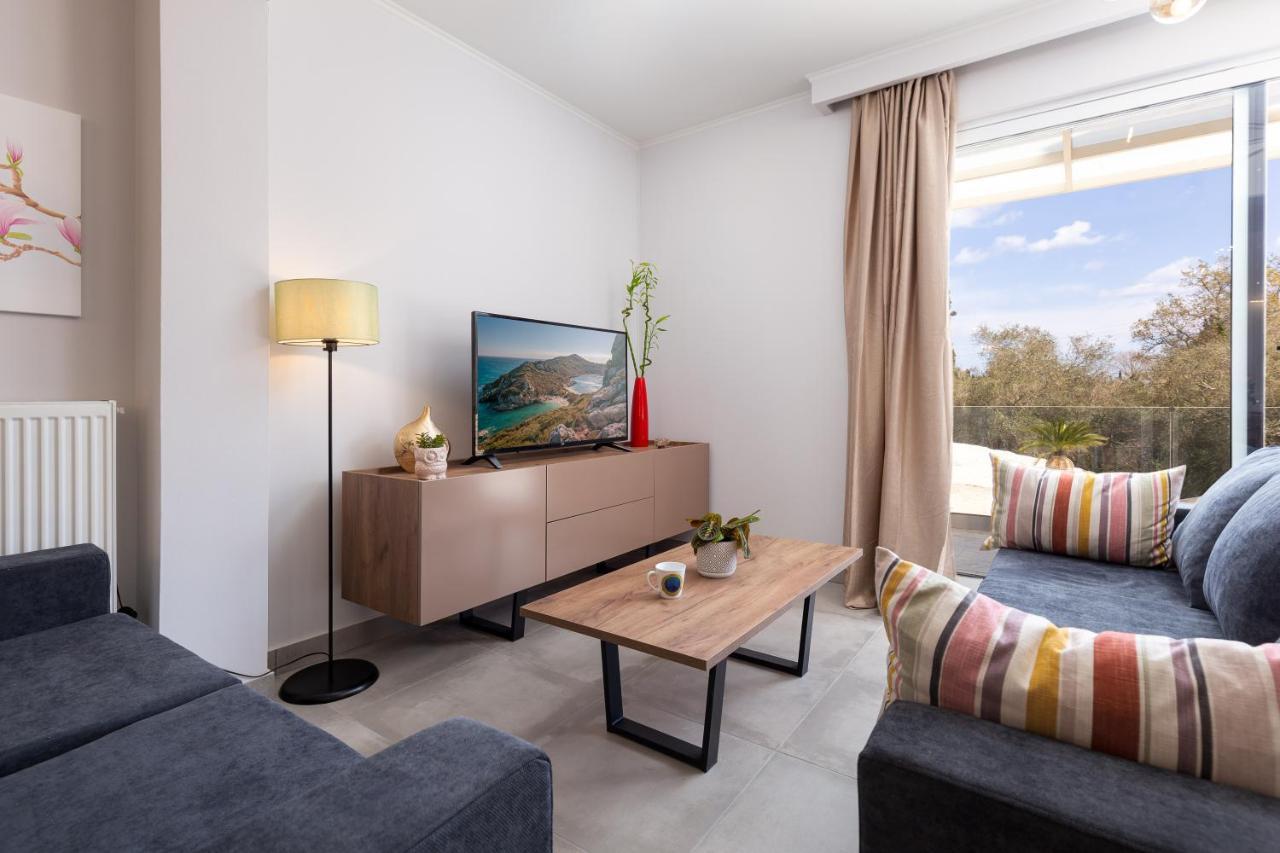 Nightingale Villa & Suites Corfu Gazatika Bagian luar foto
