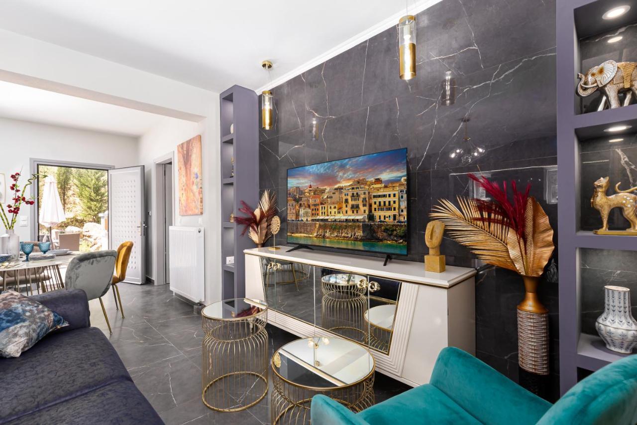 Nightingale Villa & Suites Corfu Gazatika Bagian luar foto