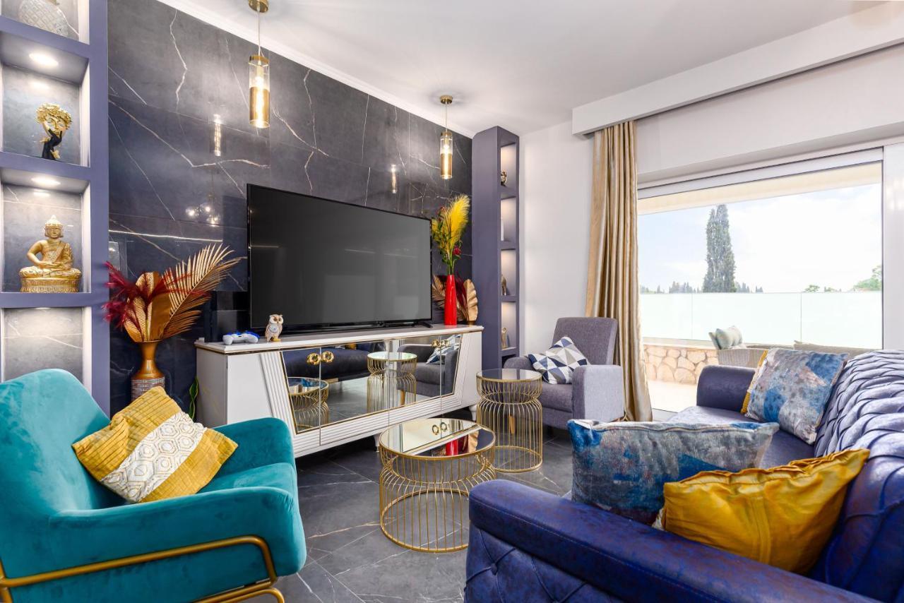 Nightingale Villa & Suites Corfu Gazatika Bagian luar foto